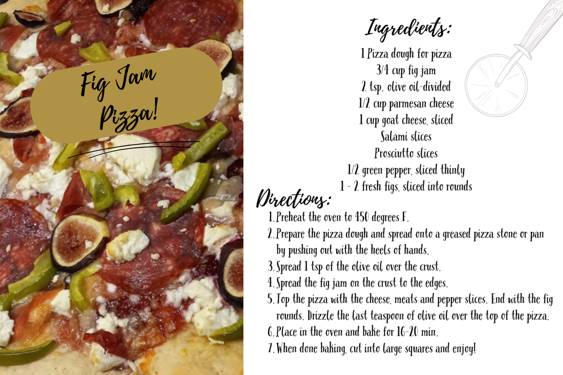 Fig Jam Pizza