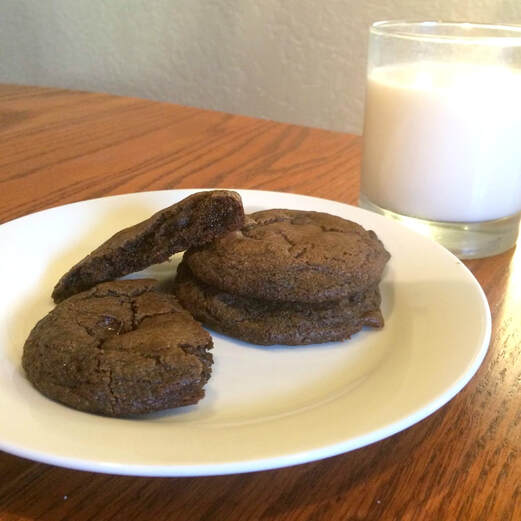 vegan chocolate chocolate chip cookies