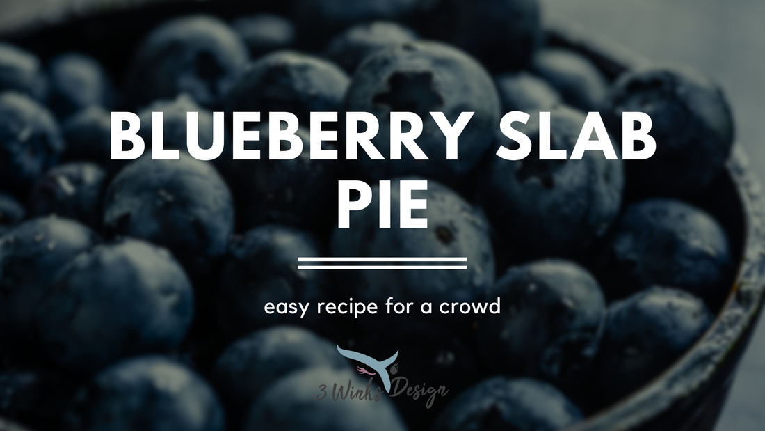blueberry slab pie
