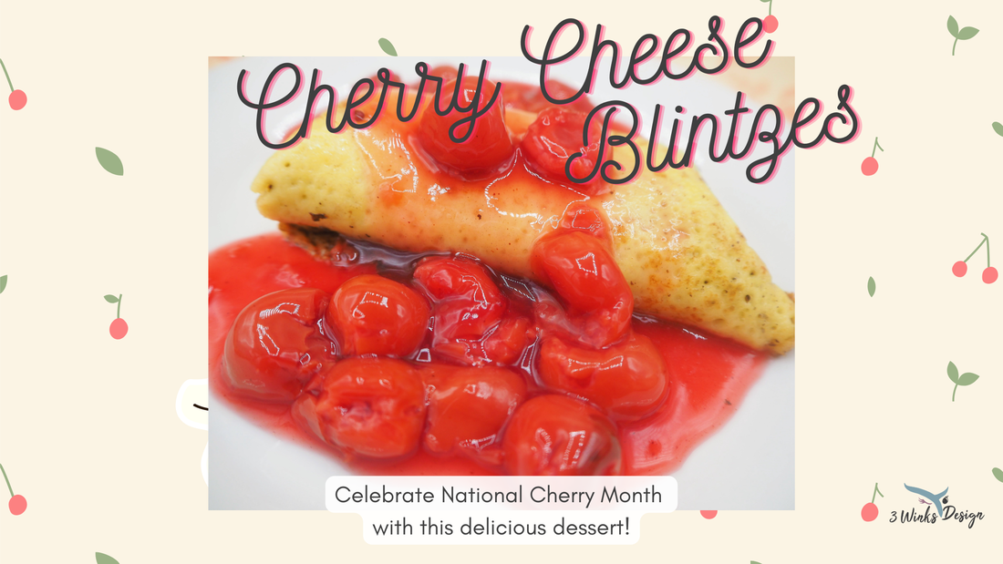 Cherry Cheese Blintzes