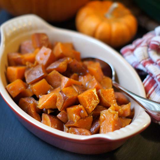 Vegan Glazed Sweet Potatoes Thanksgiving