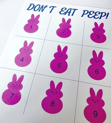 don't eat pete, don't eat peep