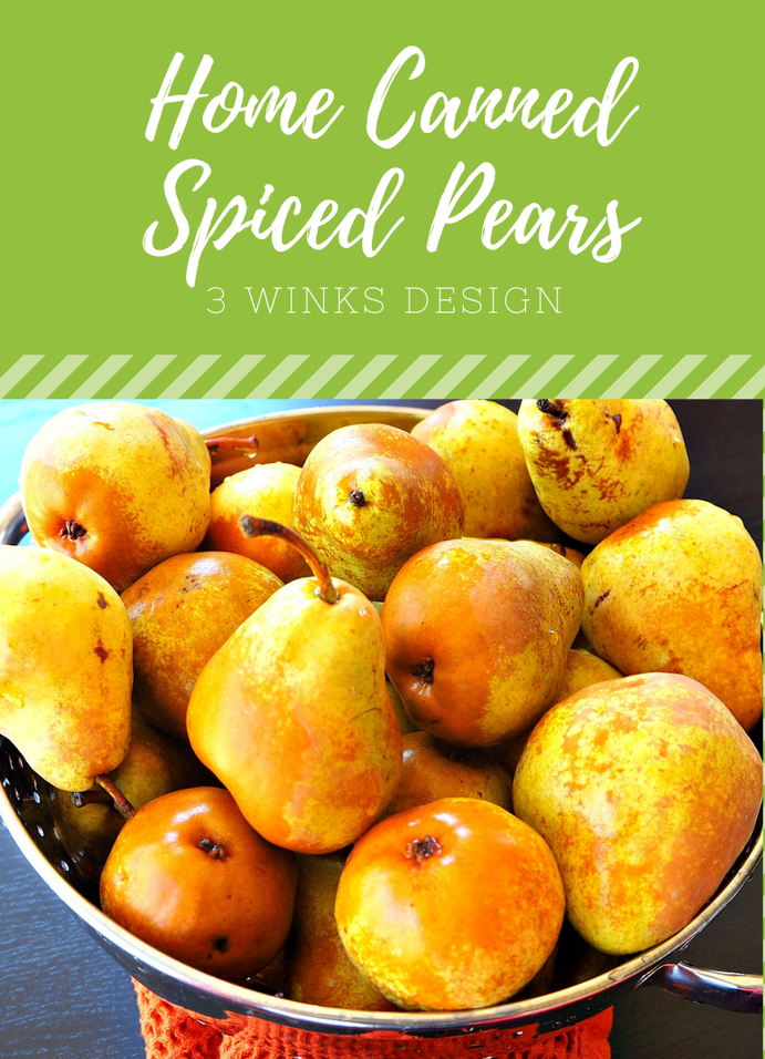  spiced pears