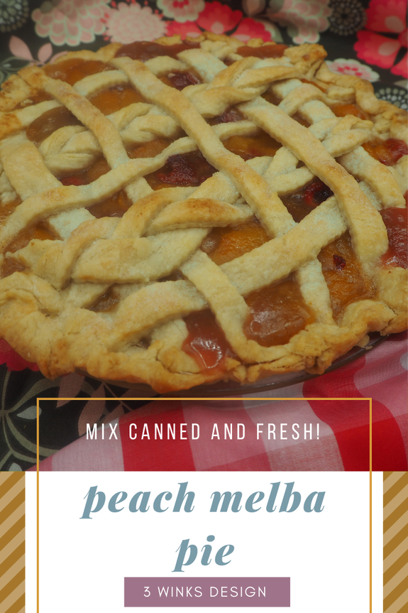 Peach Melba Pie