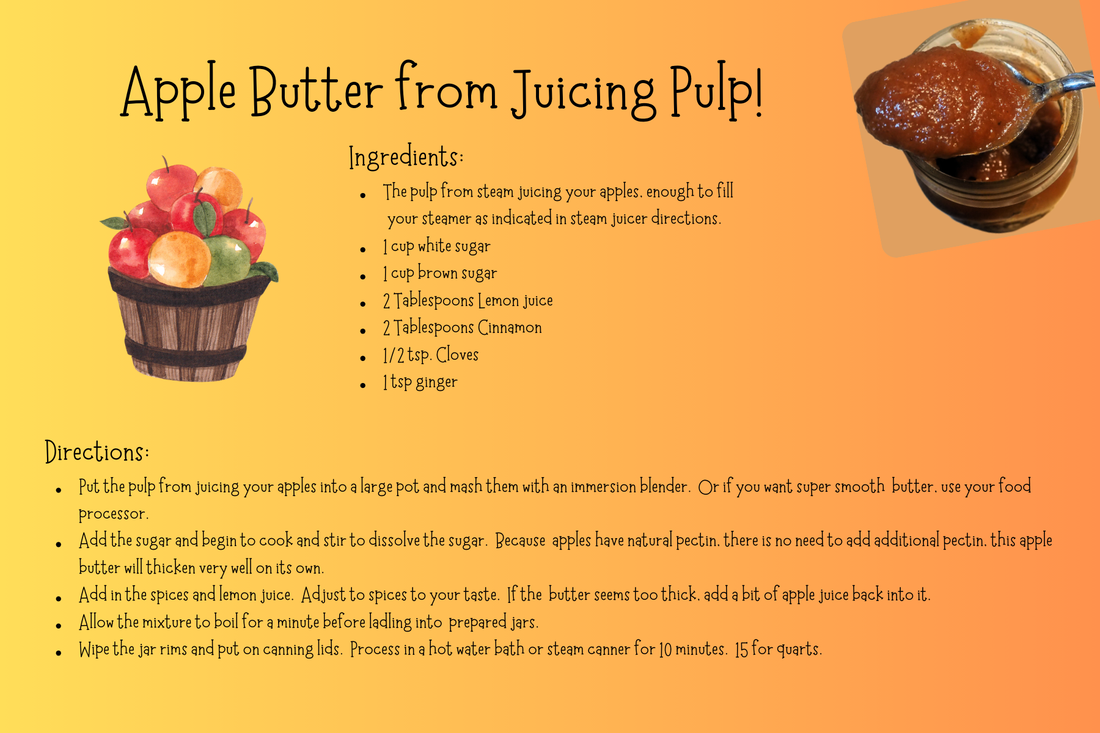 Apple Butter from Juicing Pulp