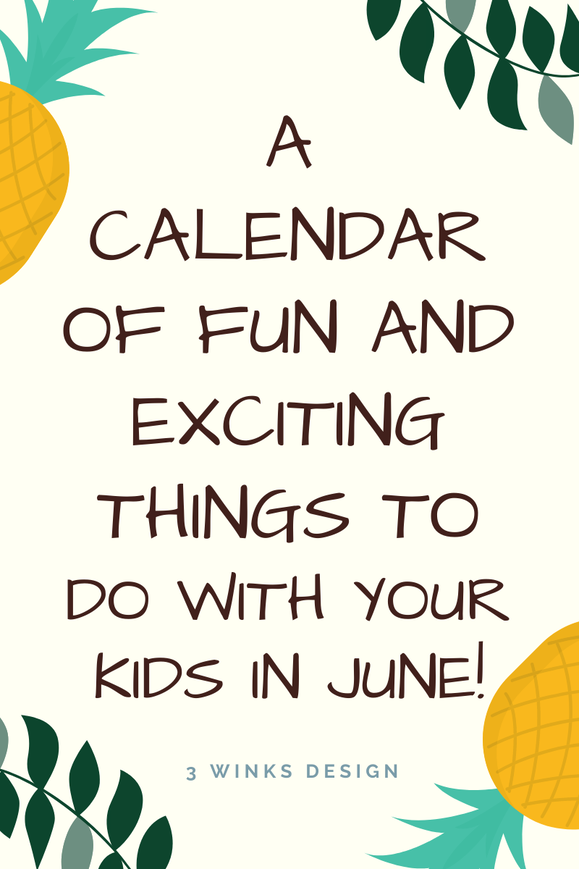 summer activity calendar