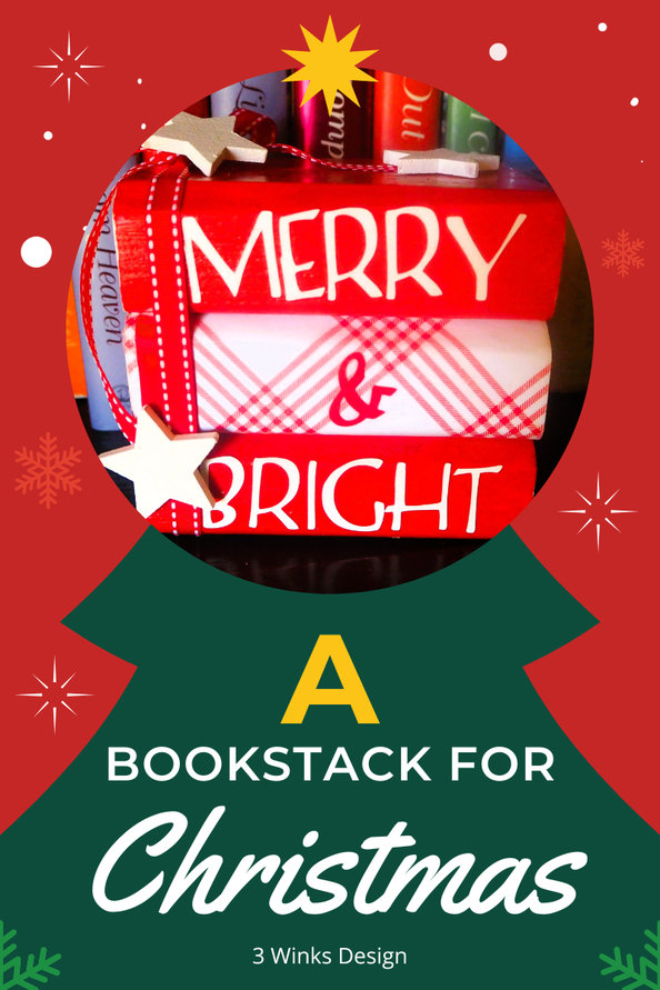 Christmas Bookstack