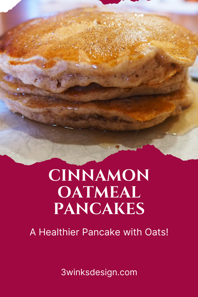 cinnamon oatmeal pancakes