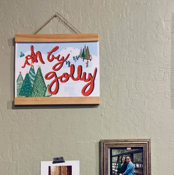 oh by golly printable in magnetic poster frame