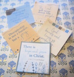Inspirational quote coasters diy